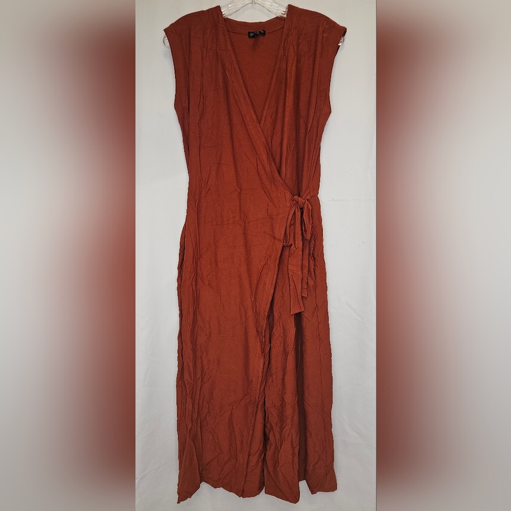 Eileen Fisher Terracotta Asymmetrical Dress